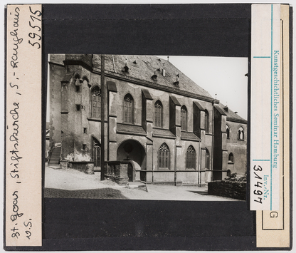 Vorschaubild St. Goar: Stiftskirche, Südlanghaus von Süden 